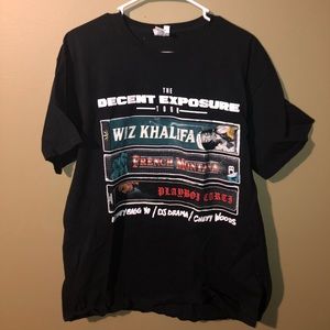 Band tee wiz khalifa playboi carti french montana